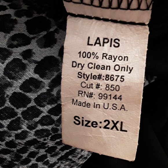 NEW WO TAGS Reptile Skirt Lined 2X - Picture 6 of 6